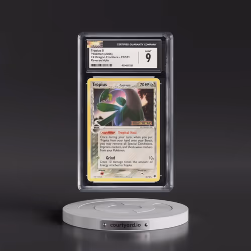 2006 EX Dragon Frontiers #23/101 Tropius δ - Reverse Holo (CGC 9 MINT)
