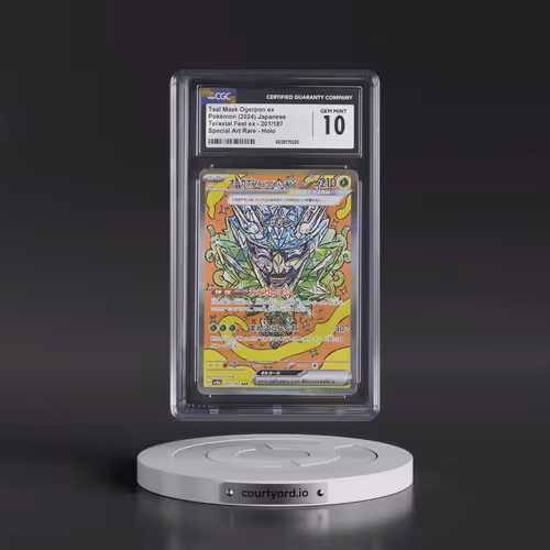 2024 High Class Pack: Terastal Fest ex - sv8a #201/187 Teal Mask Ogerpon ex - Special Art Rare Holo