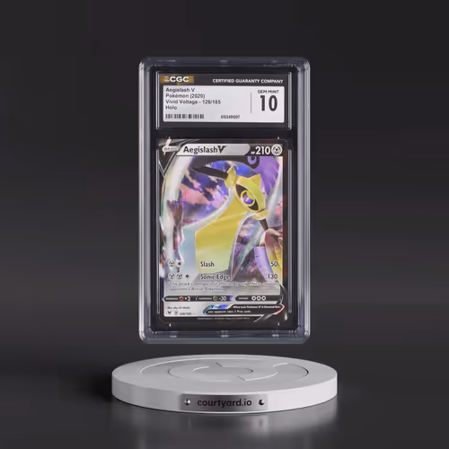 2020 Vivid Voltage #126/185 Aegislash V - Holo (CGC 10 GEM MINT)