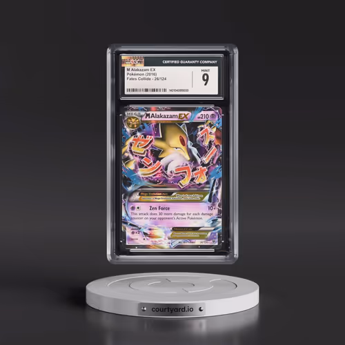 2016 Fates Collide #26/124 M Alakazam EX - Holo (CGC 9 MINT)