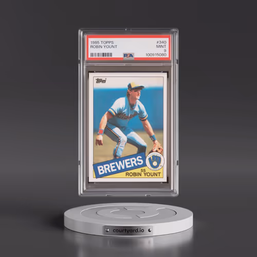 1985 Topps #340 Robin Yount (PSA 9 MINT)