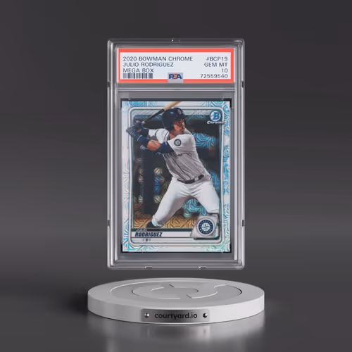 2020 Bowman Chrome Mega Box #BCP19 Julio Rodriguez (PSA 10 GEM MINT)