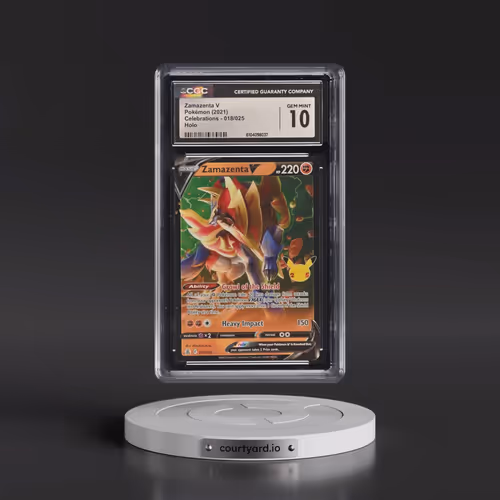 2021 Celebrations #018/025 Zamazenta V - Holo (CGC 10 GEM MINT)