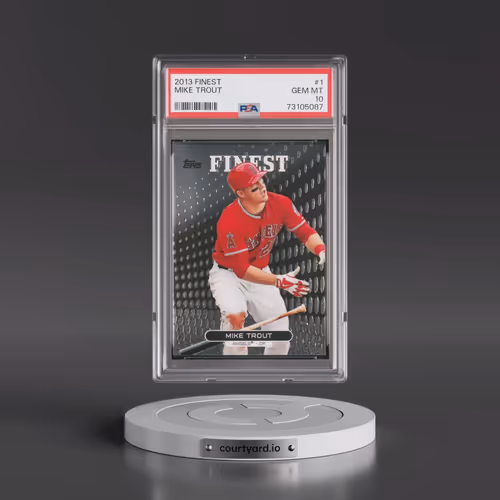 2013 Finest #1 Mike Trout (PSA 10 GEM MINT)