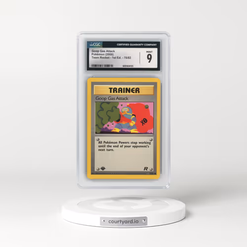 2000 Team Rocket #78/82 Goop Gas Attack - 1st Edition 1st Edition (CGC 9 MINT)