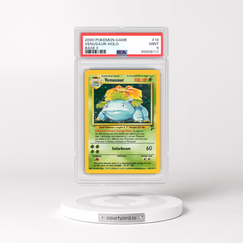 2000 Pokémon Game Base II #18 Venusaur - Holo (PSA 9 MINT)
