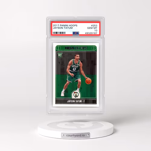 2017 Panini Hoops #253 Jayson Tatum (PSA 10 GEM MINT)