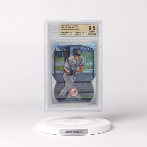 2023 Bowman Mega Box Chrome #139 Spencer Jones (BGS 9.5 GEM MINT)