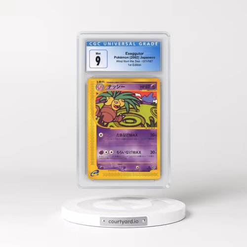 2002 Wind from the Sea #051/087 Exeggutor - 1st Edition (CGC 9 MINT)