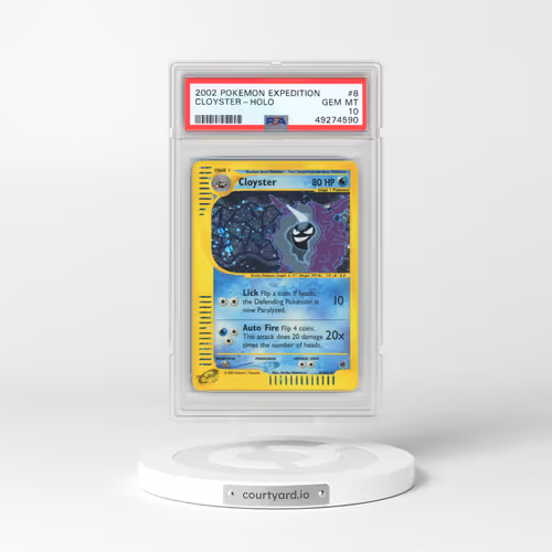 2002 Pokémon Expedition #8 Cloyster - Holo (PSA 10 GEM MINT)