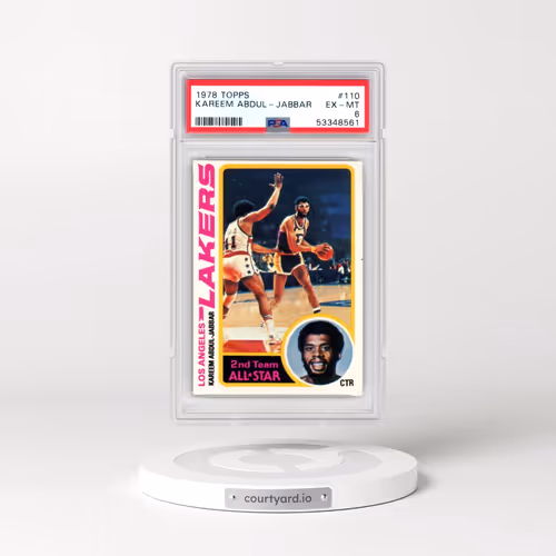1978 Topps #110 Kareem Abdul-Jabbar (PSA 6 EX-MT)
