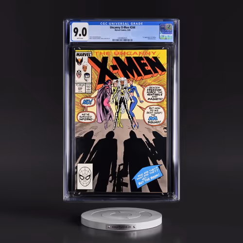 Uncanny X-Men #244 CGC 9.0 White Pages (Marvel Comics, 5/89) - Universal