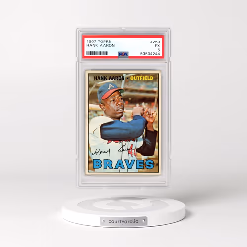 1967 Topps #250 Hank Aaron (PSA 5 EX)