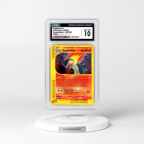 2002 Expedition #28 Typhlosion - Holo e-Card Symbol (CGC 10 GEM MINT)