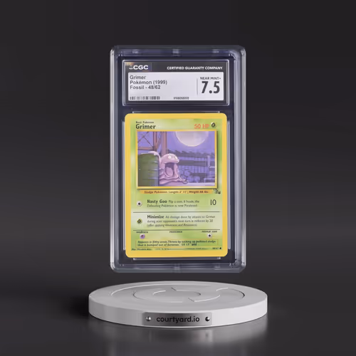 1999 Fossil #48/62 Grimer (CGC 7.5 NM+)