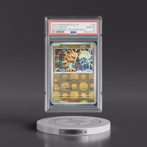 2023 Pokémon Sv2a-Pokemon 151 #125 Electabuzz - Reverse Holo Master Ball (PSA 10 GEM MINT)