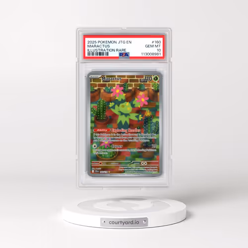 2025 Pokémon Jtg EN-Journey Together #160 Maractus - Illustration Rare (PSA 10 GEM MINT)