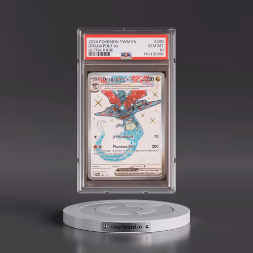 2024 Pokémon Twm EN-Twilight Masquerade #200 Dragapult EX - Holo Ultra Rare (PSA 10 GEM MINT)