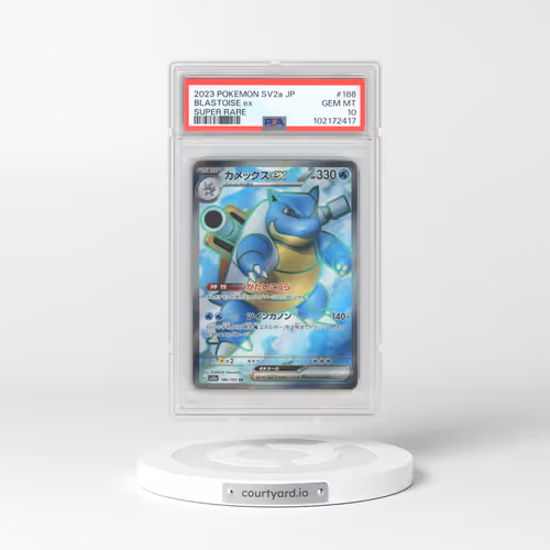 2023 Pokémon Sv2a-Pokemon 151 #186 Blastoise EX - Holo Super Rare (PSA 10 GEM MINT)