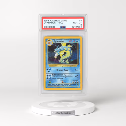 1999 Pokémon Game #6 Gyarados - Holo (PSA 8 NM-MT)