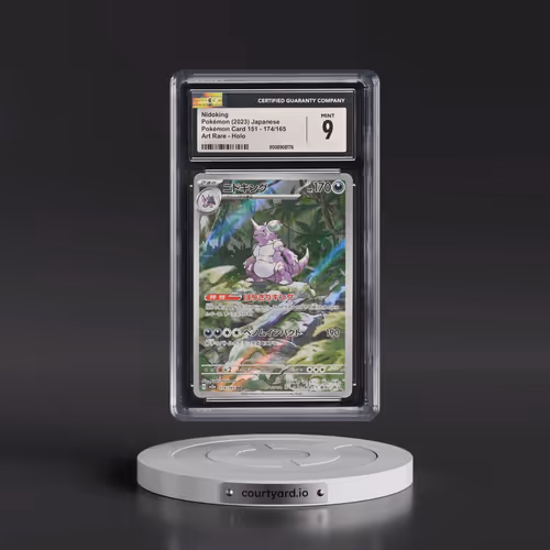 2023 Pokémon Card 151 #174/165 Nidoking - Art Rare Holo (CGC 9 MINT)