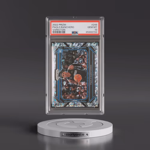 2022 Panini Prizm #249 Paolo Banchero - Variation (PSA 10 GEM MINT)