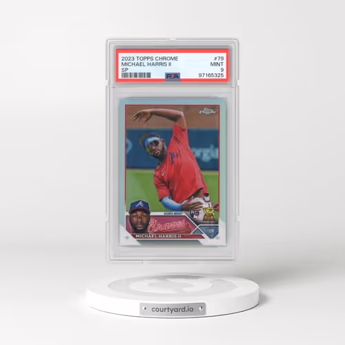 2023 Topps Chrome #79 Michael Harris II - SP (PSA 9 MINT)