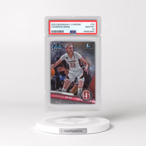 2023 Bowman University Chrome #75 Cameron Brink (PSA 10 GEM MINT)
