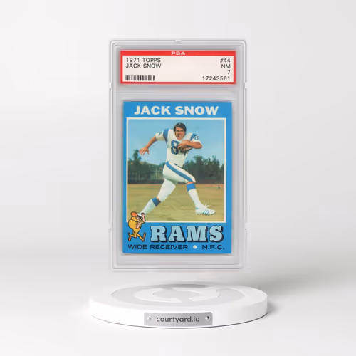 1971 Topps #44 Jack Snow (PSA 7 NM)