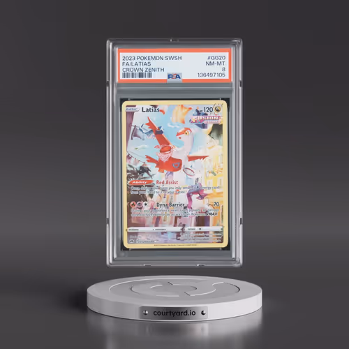 2023 Pokémon Sword and Shield Crown Zenith #GG20 Latias - Full Art (PSA 8 NM-MT)