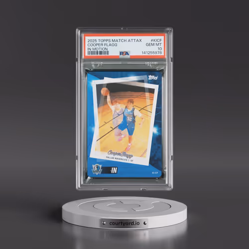2025 Topps Match Attax in Motion #KICF Cooper Flagg (PSA 10 GEM MINT)