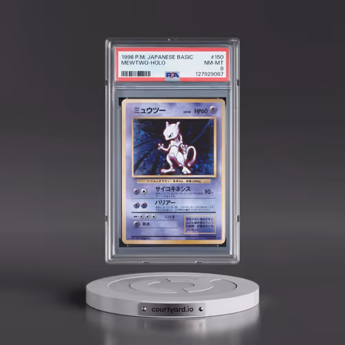 1996 Pokémon Basic #150 Mewtwo - Holo (PSA 8 NM-MT)