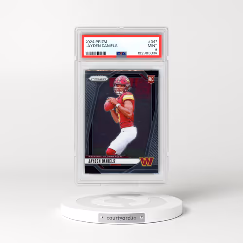 2024 Panini Prizm #347 Jayden Daniels (PSA 9 MINT)