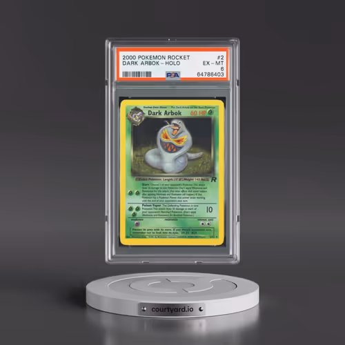 2000 Pokémon Rocket #2 Dark Arbok - Holo (PSA 6 EX-MT)
