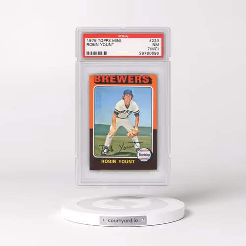 1975 Topps Mini #223 Robin Yount (PSA 7 NM)