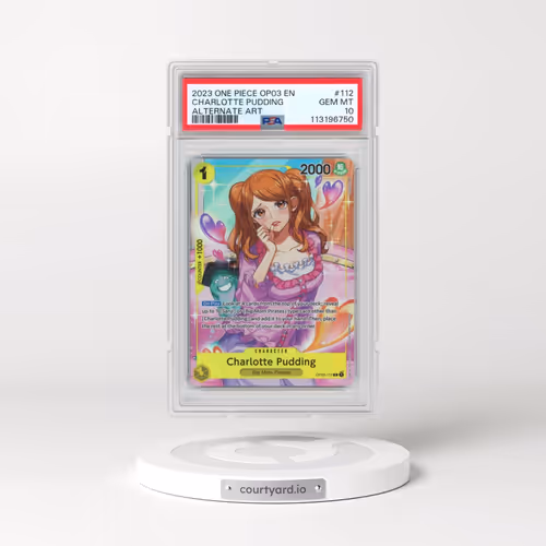 2023 One Piece Pillars of Strength #112 Charlotte Pudding - Alternate Art (PSA 10 GEM MINT)