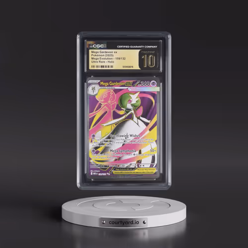 2025 Pokémon Meg EN-Mega Evolution #159 Mega Gardevoir EX - Holo Ultra Rare (CGC 10 PRISTINE)