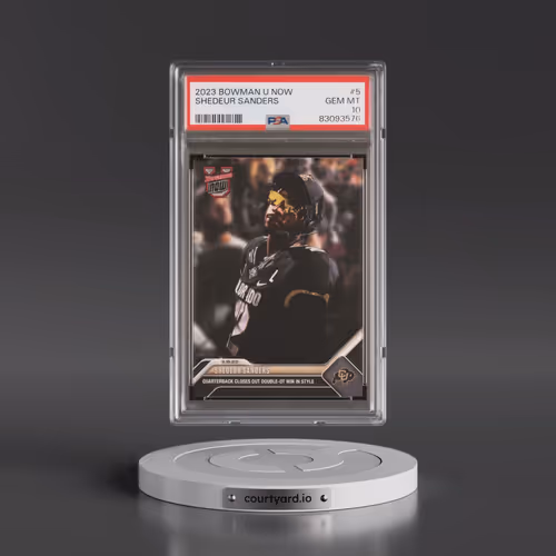 2023 Bowman U Now #5 Shedeur Sanders (PSA 10 GEM MINT)