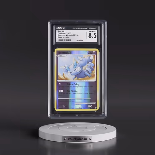 2007 Diamond & Pearl #99/130 Skorupi - Reverse Holo (CGC 8.5 NM-MT+)