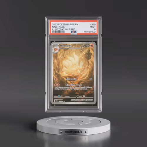 2023 Pokémon Obf EN-Obsidian Flames #199 Ninetales - Illustration Rare (PSA 9 MINT)