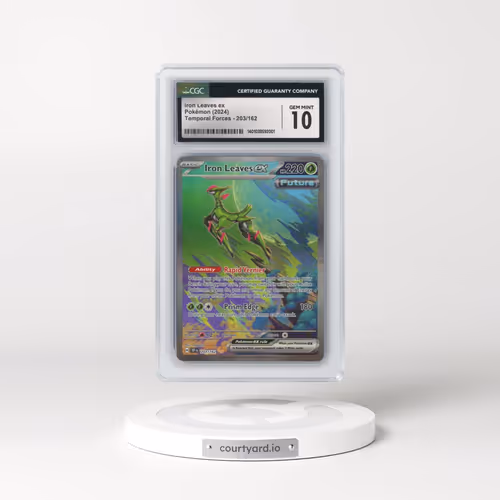 2023 Temporal Forces - TEF EN #203/162 Iron Leaves ex - Special Illustration Rare (CGC 10 GEM MINT)