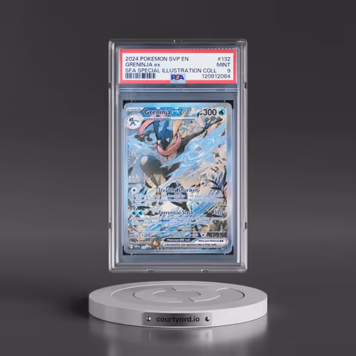 2024 Pokémon Svp EN-SV Black Star Promo #132 Greninja EX - Holo Shrouded Fable Special Illustration