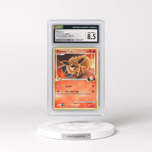 2009 Rising Rivals #60/111 Flareon 4 (CGC 8.5 NM-MT+)