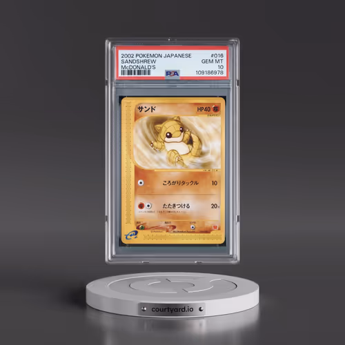 2002 Pokémon McDonald's #016 Sandshrew (PSA 10 GEM MINT)