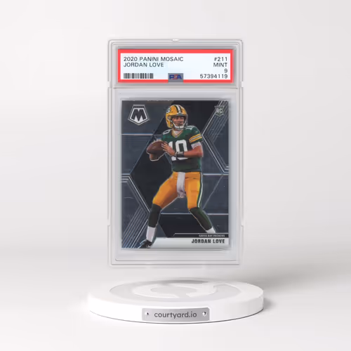 2020 Panini Mosaic #211 Jordan Love (PSA 9 MINT)