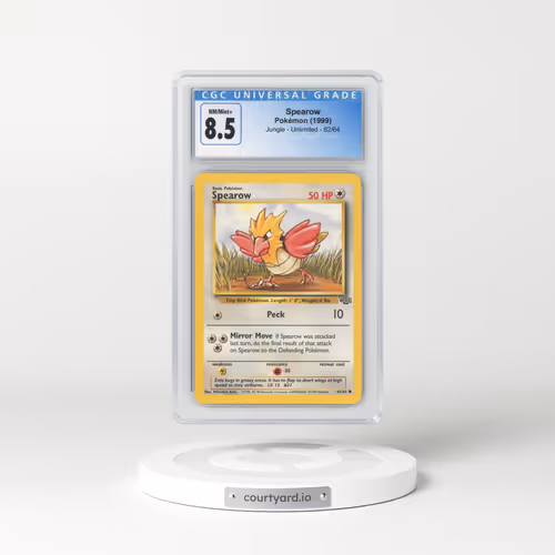 1999 Jungle #62 Spearow (CGC 8.5 NM-MT+)