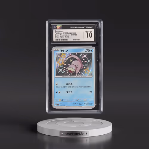 2023 Shiny Treasure ex #219/190 Slowpoke - Shiny Rare Holo (CGC 10 GEM MINT)