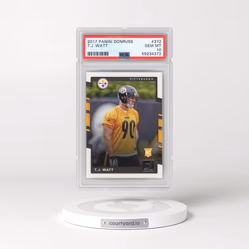 2017 Panini Donruss #372 T.J. Watt (PSA 10 GEM MINT)