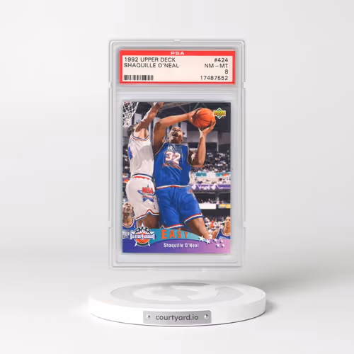 1992 Upper Deck #424 Shaquille O'Neal (PSA 8 NM-MT)
