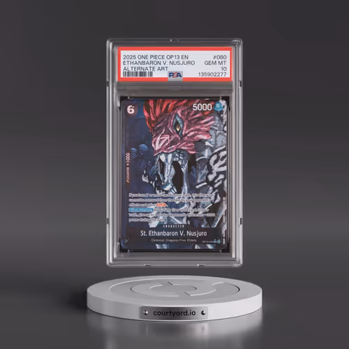2025 One Piece OP13-Carrying on His Will #080 St. Ethanbaron V. Nusjuro - Alternate Art (PSA 10 GEM